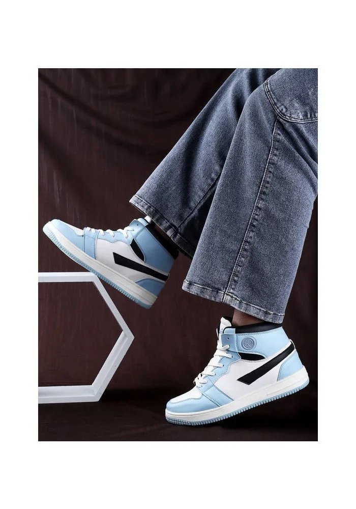 Bacca Bucci Blue Femme High-Top Harmony Sneakers for Women | Best Price UAE